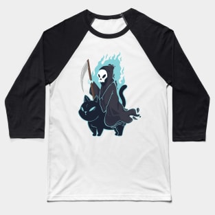 Halloween Grim Reaper Baseball T-Shirt